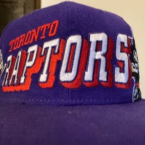 Purple and Red Toronto Raptors hat